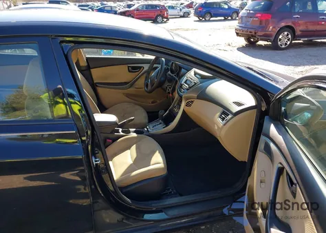 2013 Hyundai Elantra Gls z USA, uszkodzony, nr VIN 5NPDH4AE1DH375609